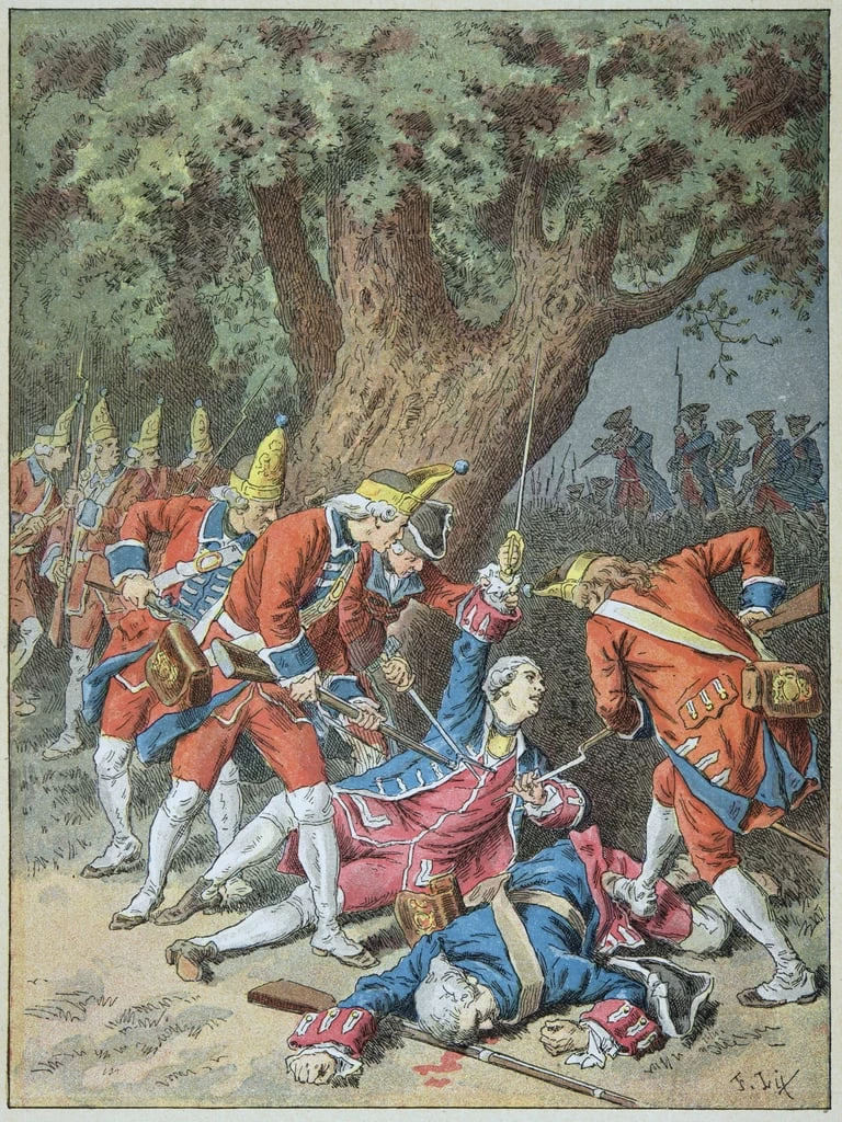 Frederic Theodore Lix - Morte del Cavaliere di Assas il 16 ottobre
